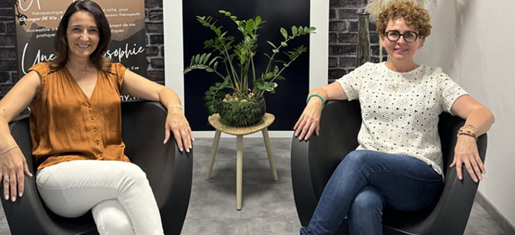 Laura Muller et Stella Schwartz en photo, créatrice de Tao Profilage